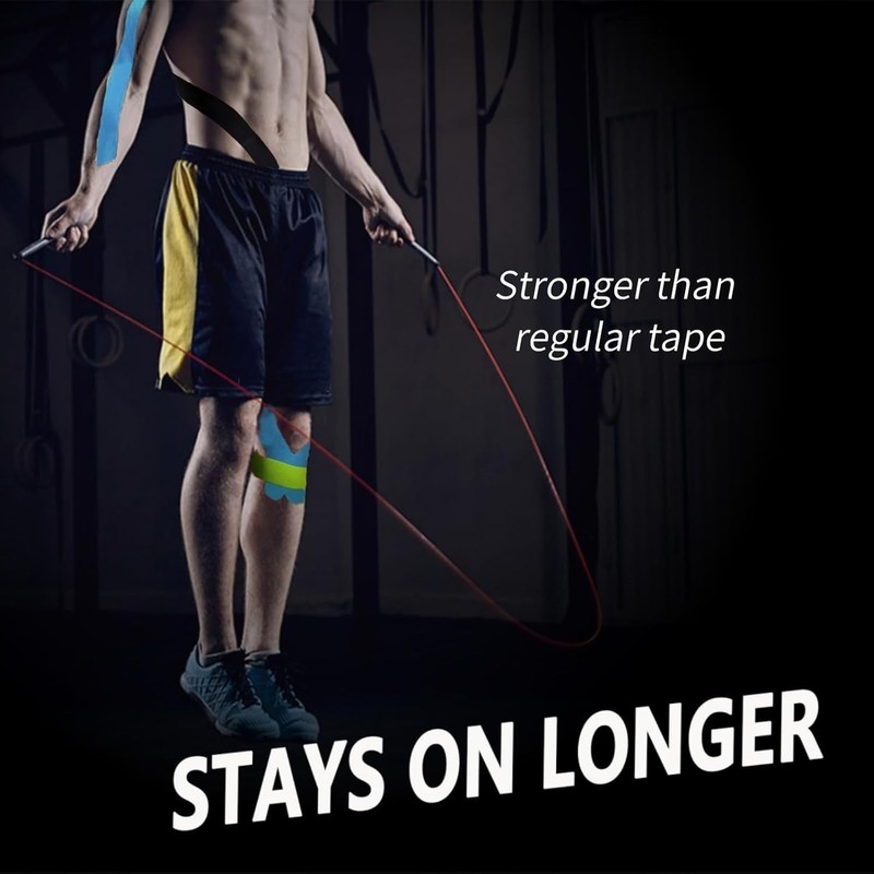 3 Rolls Kinesiology Tape for Athletic Sports Muscle Pain Relief 2in X 16.4ft gallery
