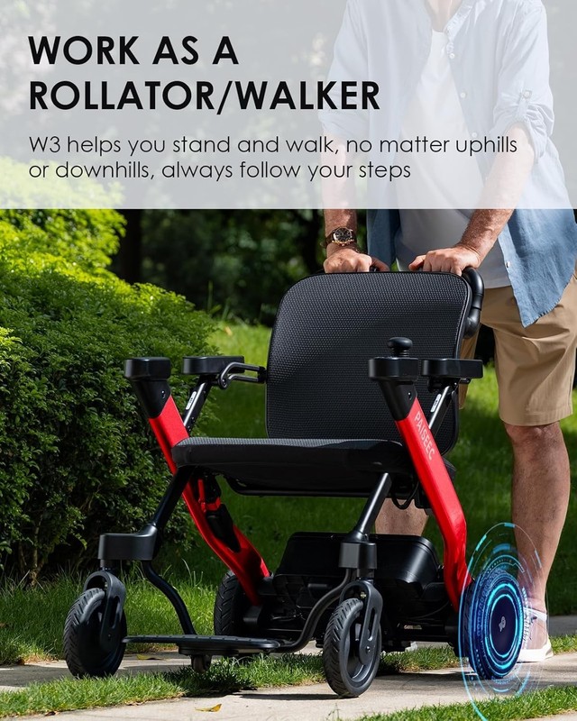3IN1 Foldable Electric Wheelchair Intelligent 300Lb All Terrain-FDA Power Chair gallery