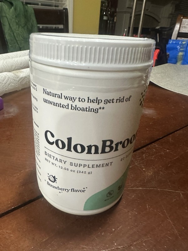 ColonBroom Dietary Supplement Strawberry Flavor, 60 Servings, 12.06 Oz