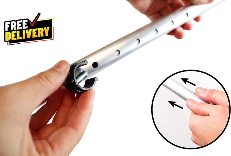 Forearm Crutches for Adults X2 Units Open Cuff Adjustable Aluminum Wal....... gallery