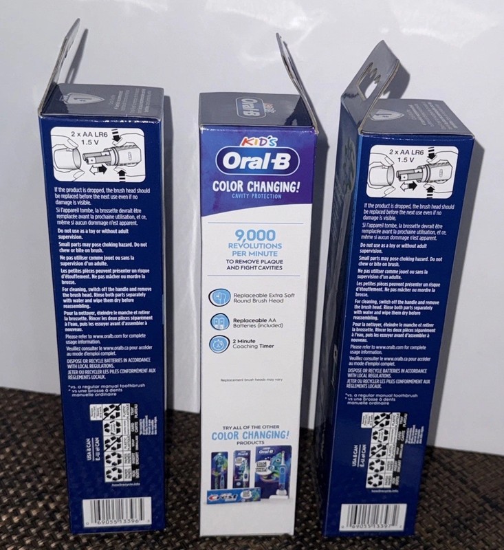 Oral-B PROClean Deep Clean Electric Toothbrush Family Pack For Mom Dad & Kid-NIB gallery