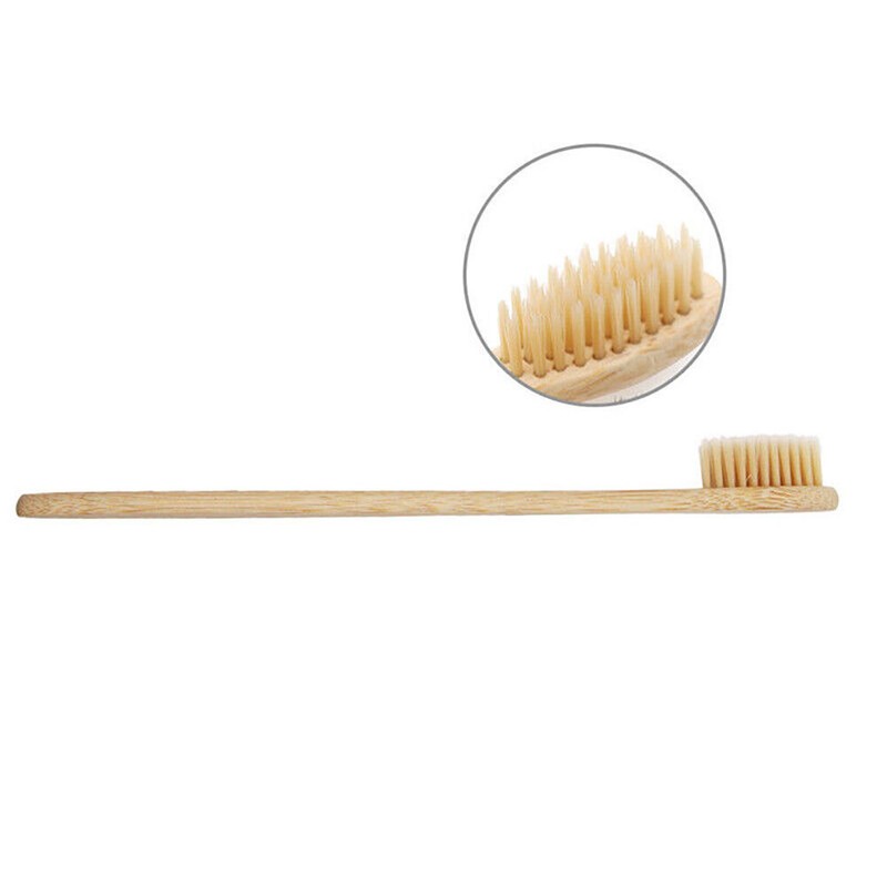 20 /40pcs Bamboo Toothbrush Natural Organic Medium BPA Free Soft Healthy Brush gallery
