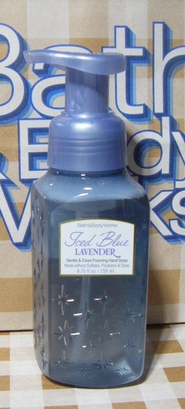 BATH & BODY WORKS GENTLE FOAMING HAND SOAP Iced Blue Lavender (X/0025)