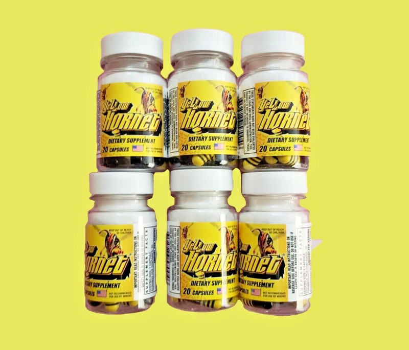 Yellow Hornet Herbal Dietary Supplement 20 x 6ct= 120 Caps gallery
