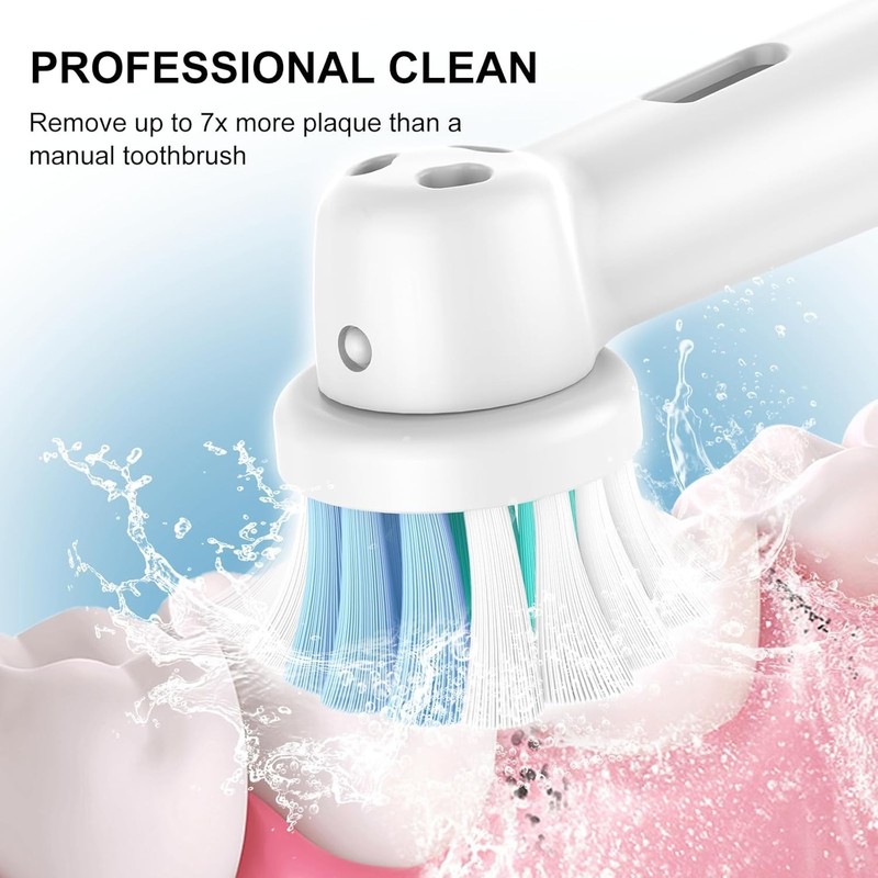 SetSail Toothbrush Heads for Oral B 8 Pack Precision Clean Replacement Heads gallery
