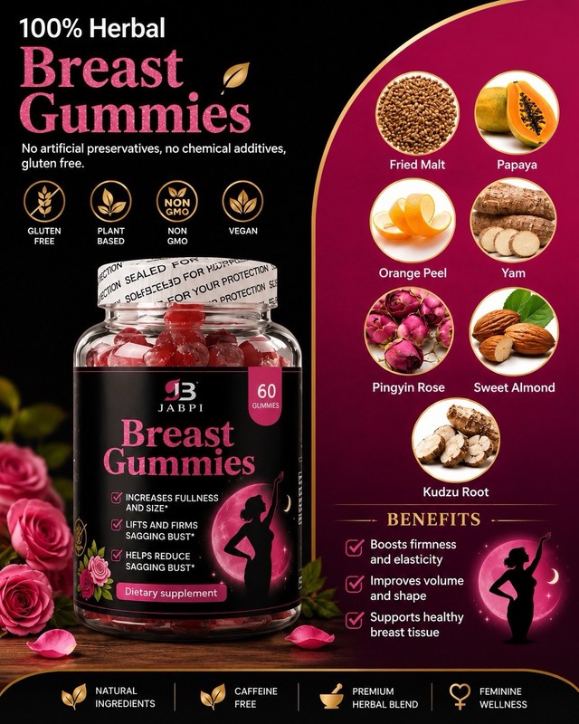 JABPI Libido Enhancement Gummies 60ct Women Vegan Gluten-Free Non-GMO