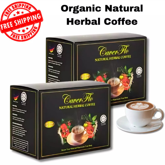 5 Boxes Organic Coffee 10 Sachets Natural Herbal Boost Stamina FREE DHL EXPRESS