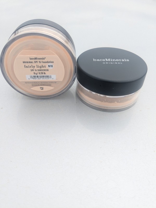 (2-PACK) bareMinerals Foundation Fairly Light N10 SPF 15 0.28 oz - FREE SHIPPING gallery