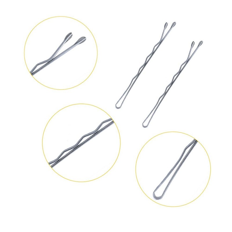 330 Pcs 2.2 Inch Hair Bobby Pins Silver With Box, Silver(2.2Inch) gallery