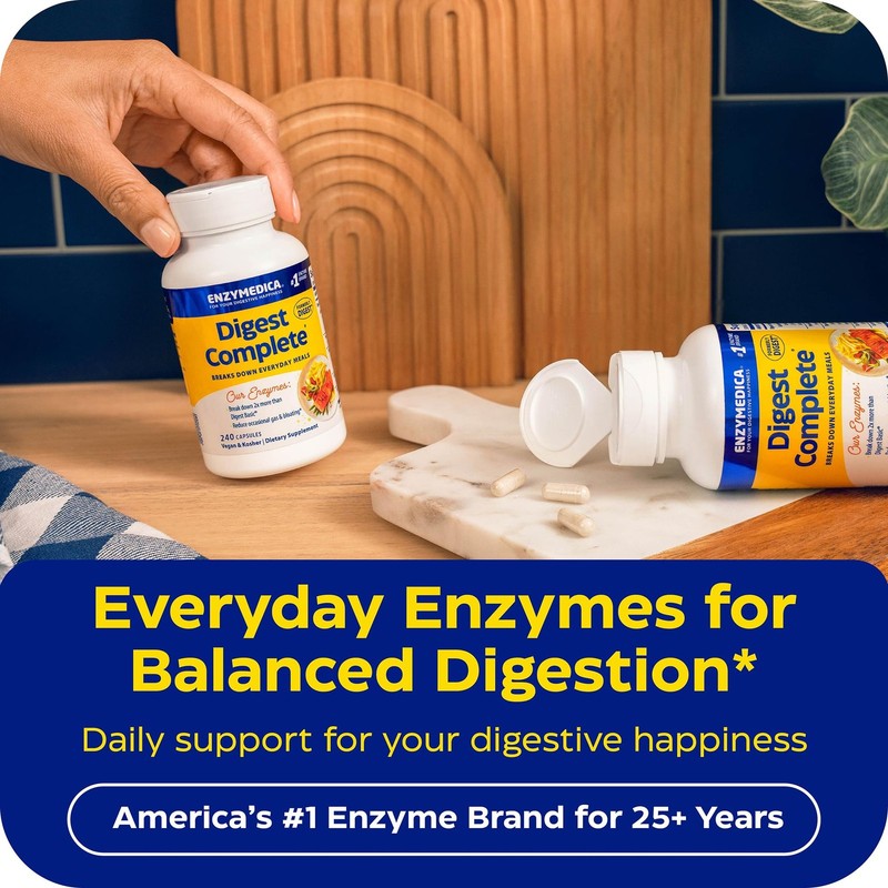 Enzymedica Digest Complete - Digestive Enzyme Supplement For Women Men Enzyme gallery