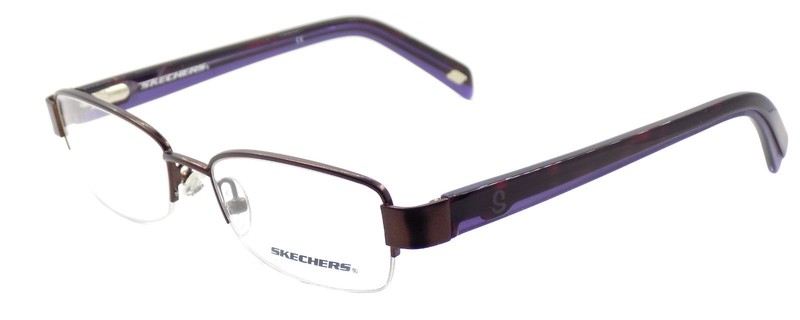SKECHERS SK2084 SBRN Women’s Eyeglasses Frames Petite 49-17-135 Satin Brown