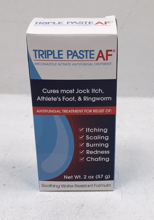 Triple Paste AF Miconazole Nitrate 2% Antifungal Ointment 2oz EXP 06/26