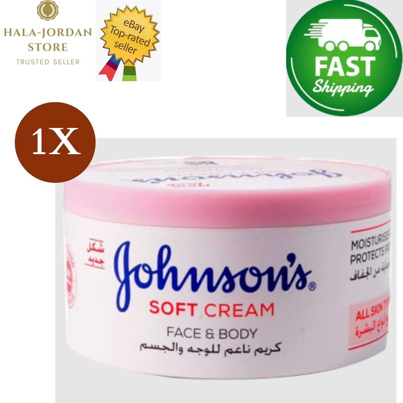 1 X Johnson’s 24 Hour Moisture Soft Cream 200 Ml Beauty NEW⭐FAST SHIPPING⭐