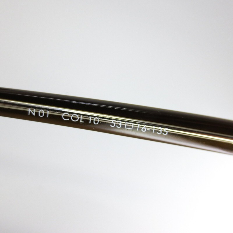 Natura Eyeglasses N01 Col10 BRNCRY Brown Clear Round Horn Rim Frame 53-16 135 mm gallery