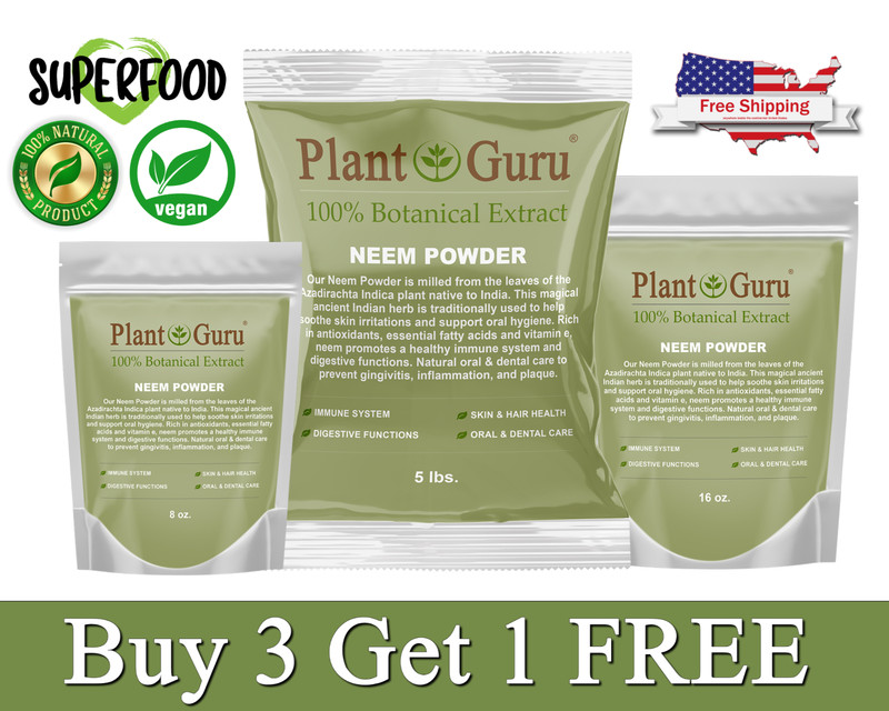 Neem Powder 5 lbs. Bulk Dried Leaf 100% Pure Raw Leaves (Azadirachta indica) gallery