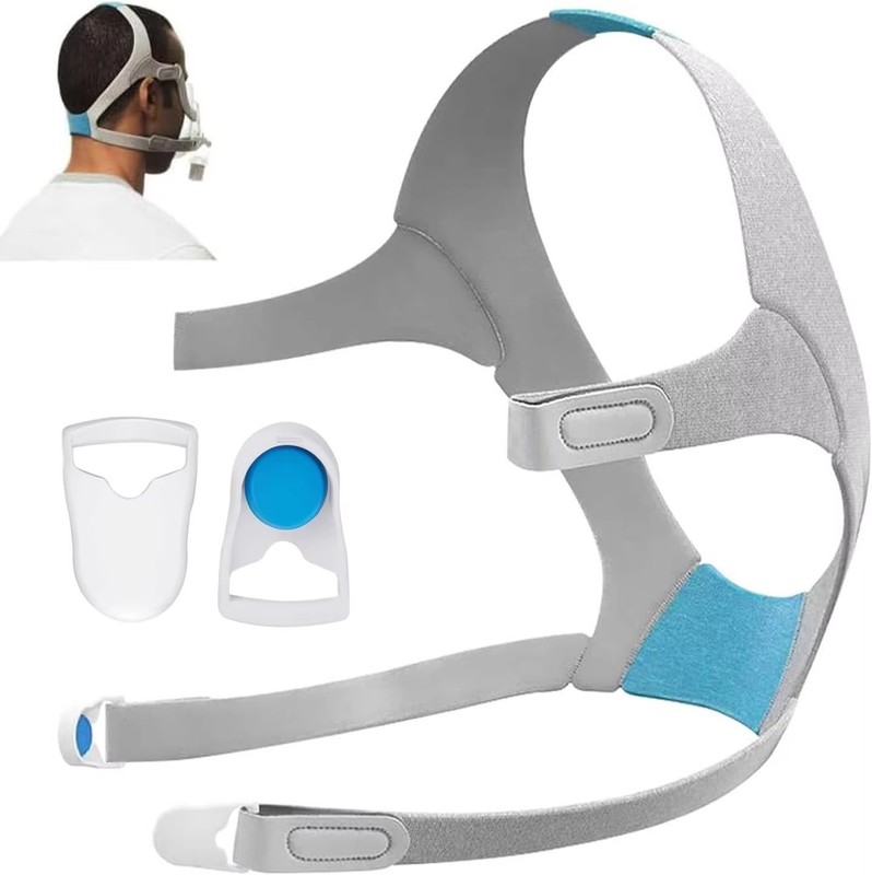F20 1 Pack CPAP Headgear for Resmed Airfit F20 with Magnetic Clips, Replacement gallery