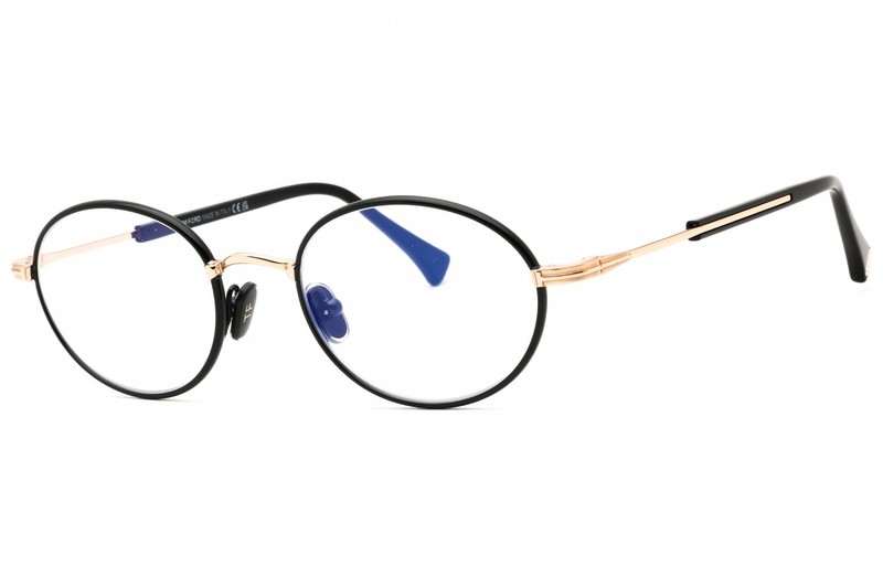 TOM FORD TF5973-005-49 Eyeglasses Frame Size 49mm 20mm 145mm BLACK Men 88921452