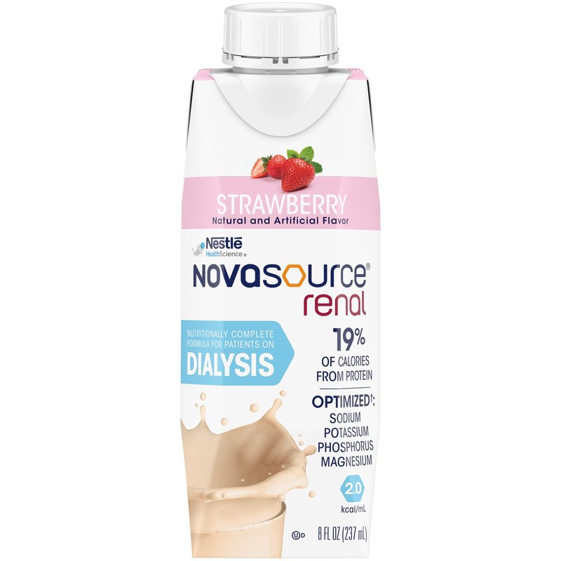 Nestle Novasource Renal Nutritionally Complete Formula Strawberry 8 oz Carton... gallery