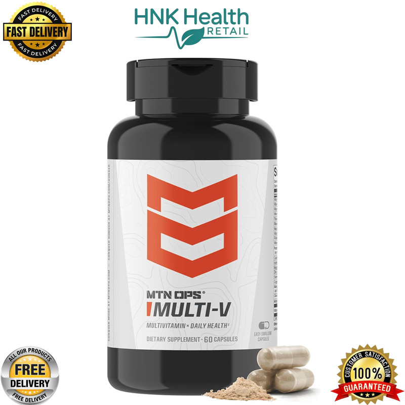 MTN OPS Multi-V Multivitamin Capsules – Gender Neutral Formula – 60 Capsules