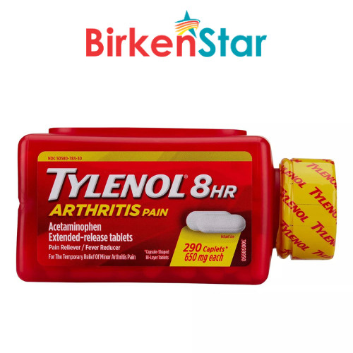 Tylenol 8-Hr. Arthritis Pain Extended Release Caplets, 650 mg Acetaminophen, 290