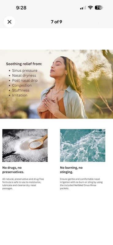 NEILMED Porcelain Neti Pot & 30 Premixed Packets Allergy Relief FREE SHIPPING gallery