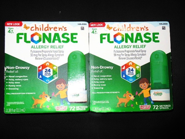(2)Flonase children Allergy Relief 72×2 total 144 Sprays EXP11/2026