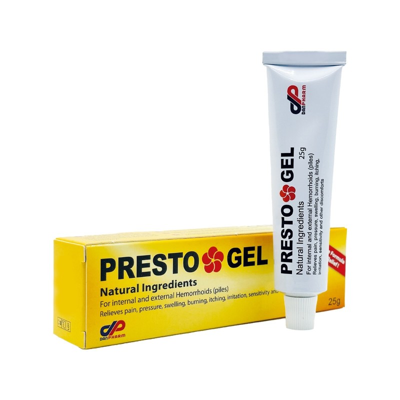 Presto Gel – A Natural Hemorrhoids Treatment for Internal & External HEMORRHOIDS