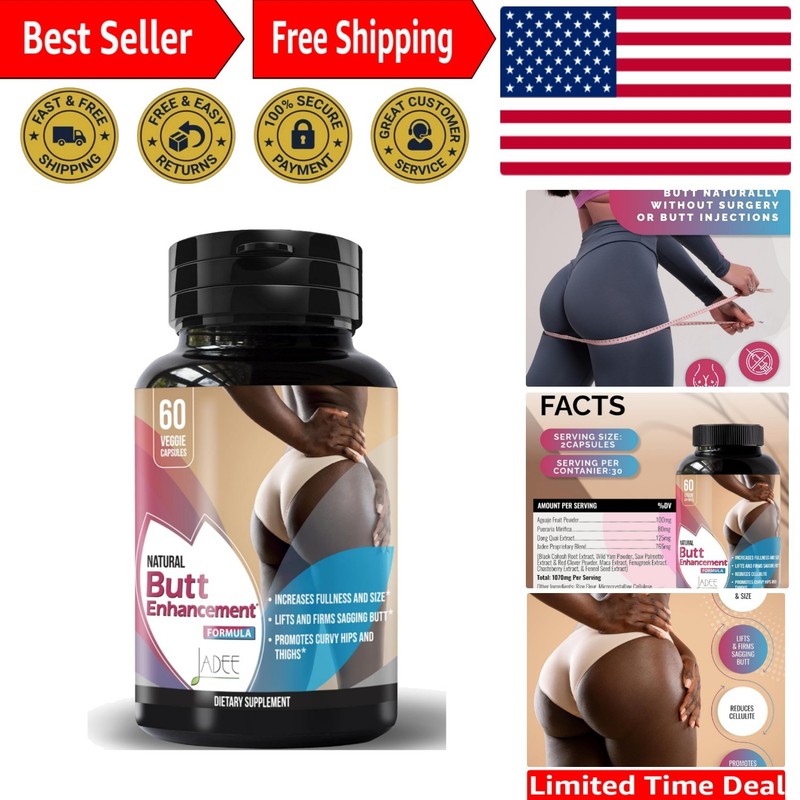 BBL Weight Gainer for Women – Unflavored Natural Pills for Curvy Physique