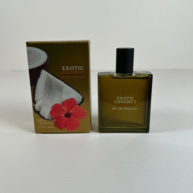 Bath & Body Works Exotic Coconut EDT 1.7oz Tropical Fragrance Discontinued NIB