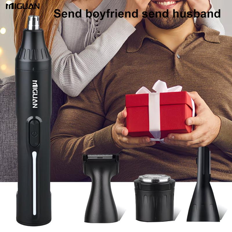 5 In 1 Men's Grooming Kit Beard, Trimmer Shaver Nose Ear, Hair Trimmer USB gallery
