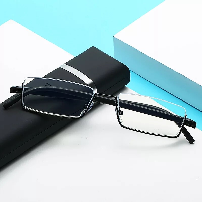 Reading Glasses Half Frame magnifier spectacle eye-wear prescription +1.00~+4.00
