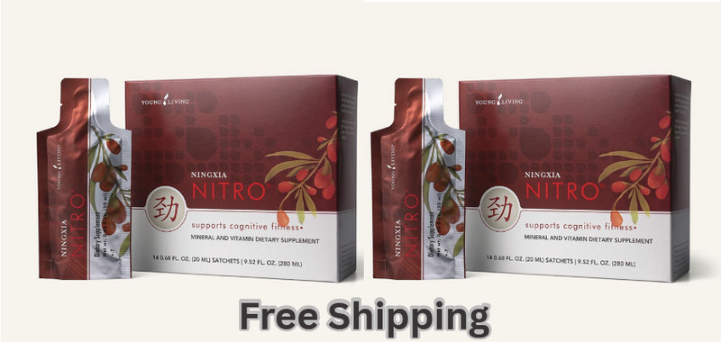 2 Pack – Young Living NingXia NITRO 14 Sachet – New & Free Shipping