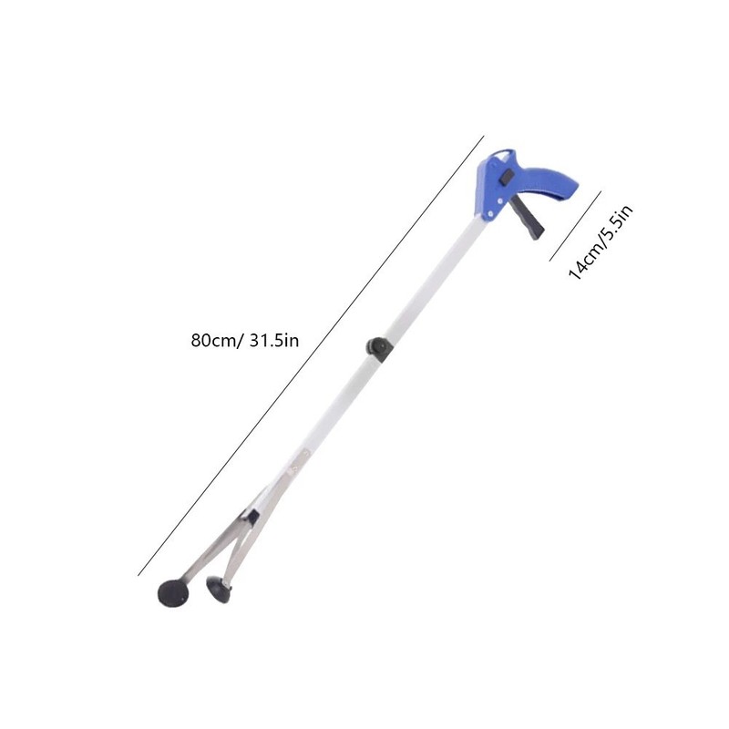 360° Rotating Trash Picker Grabber 80cm Foldable Lightweight Garbage Picker Tool gallery