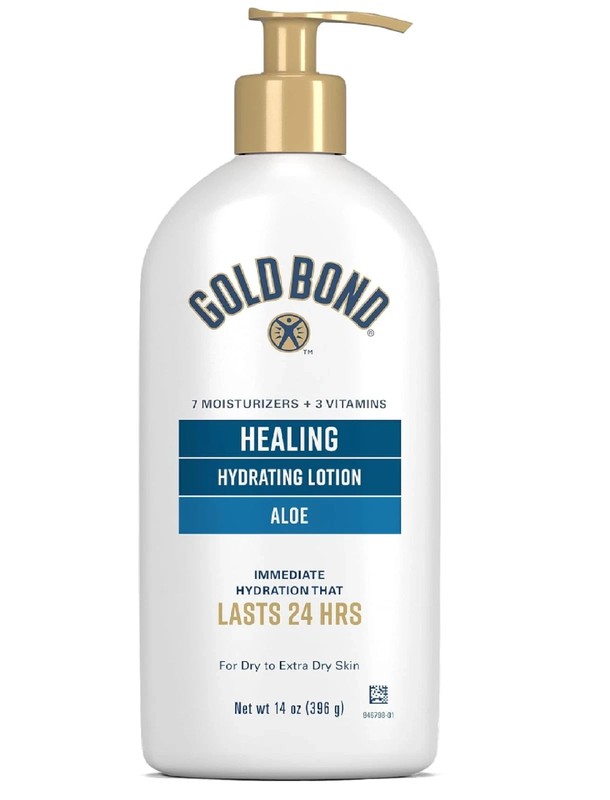 Gold Bond Ultimate Healing Skin Therapy Lotion with Aloe, 14 oz., Non-Greasy & H