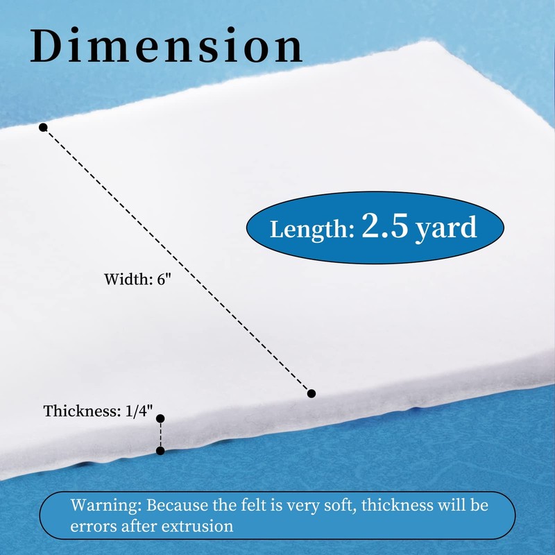 Adhesive Felt Premium Grade, Orthopedic Felt Roll 1/4" x 6" x 2.5yd. Quality ... gallery