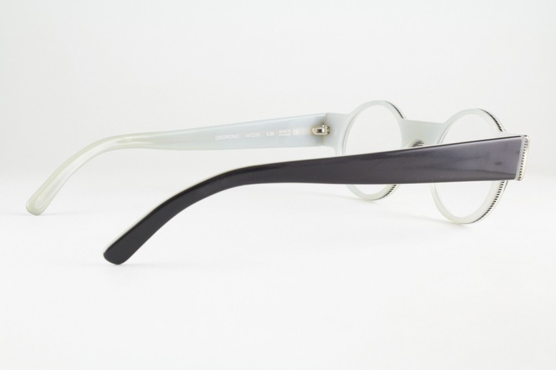 Rare Authentic Michel Henau ODORONO E36 44mm Black Striped Gray Glasses France gallery