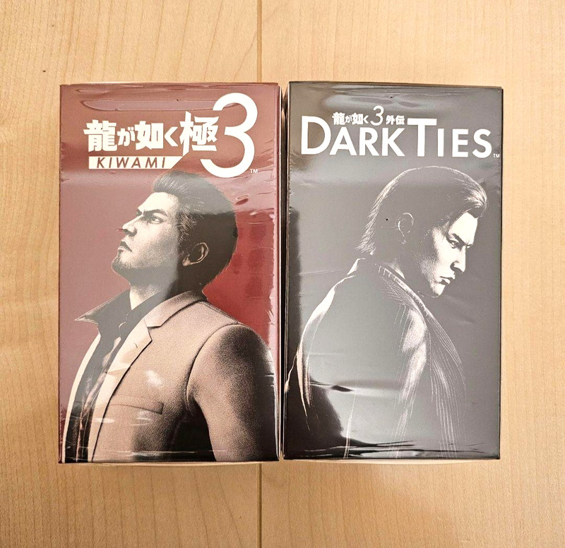 NEW Kazuma Kiryu Yoshitaka Mine Fragrance 45ml Yakuza Kiwami 3 Dark Ties Set 2