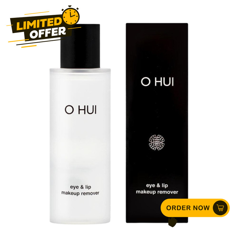 O HUI Eye & Lip Makeup Remover 120ml Gentle Dual-Phase Waterproof Cleanser