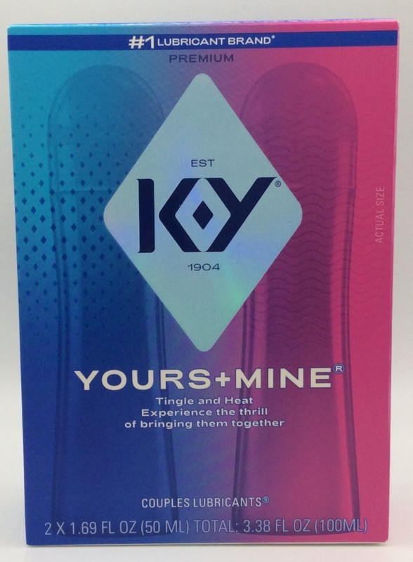 K-Y Yours & Mine Personal Lubricant for Couples, Sensorial Couples Lube 04/2027