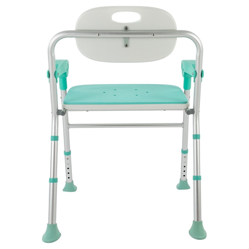 275lbs Foldable Shower Seat Folding Bath Chair Heavy Duty Shower Chair gallery