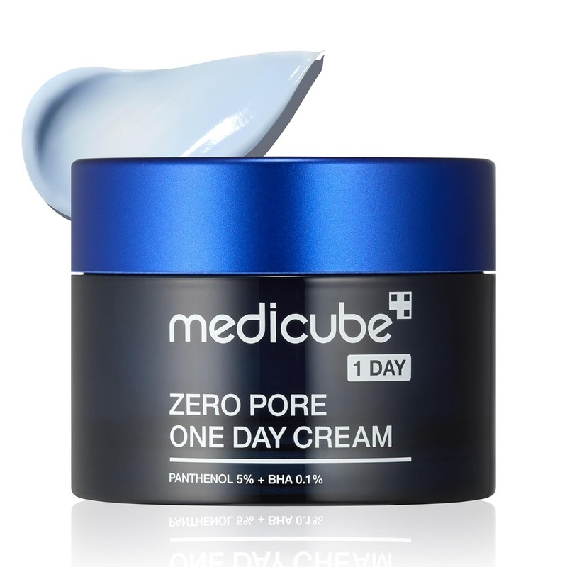 Medicube Zero Pore One Day Cream 1.69oz Pore Tightening Niacinamide BHA K-Beauty