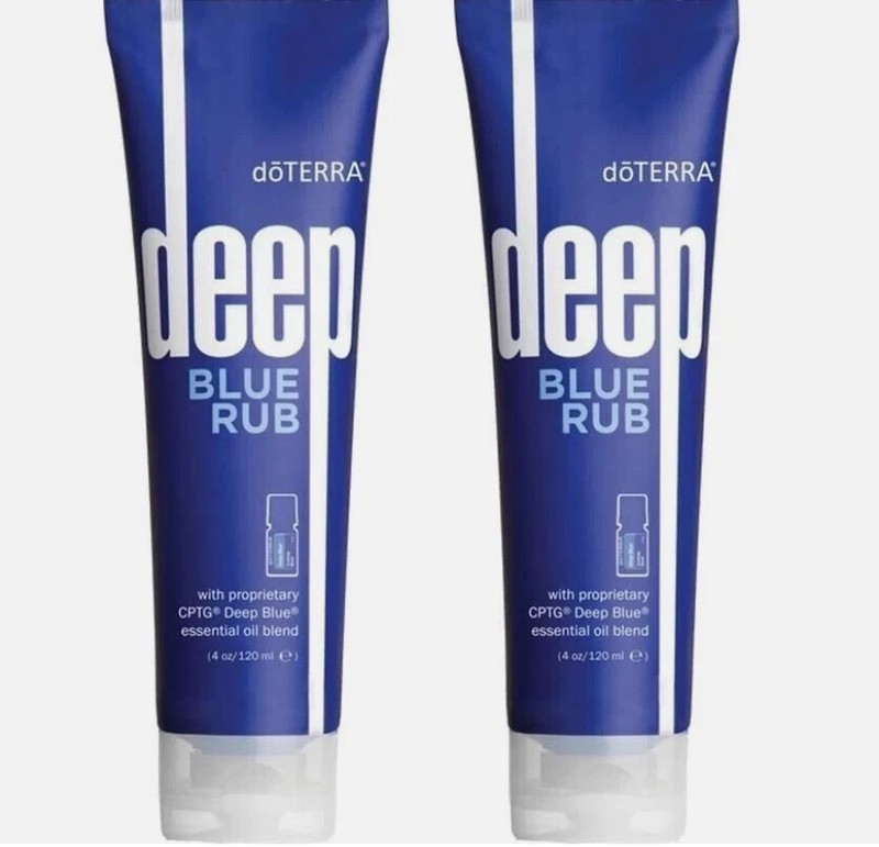 2 PACK DoTERRA Deep Blue doterra Rub Body Cream - 4 oz U.S. Stock EXP:02/2028 gallery