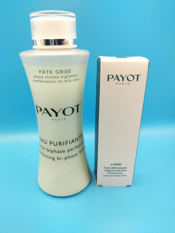 Payot Eau Purifiante Cleansing Milk & Lisse Smoothing Eyes and Lip Care