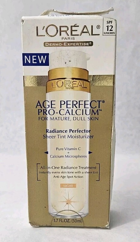 Loreal Age Perfect Pro Calcium Radiance Perfector LIGHT 1.7 Oz See Description