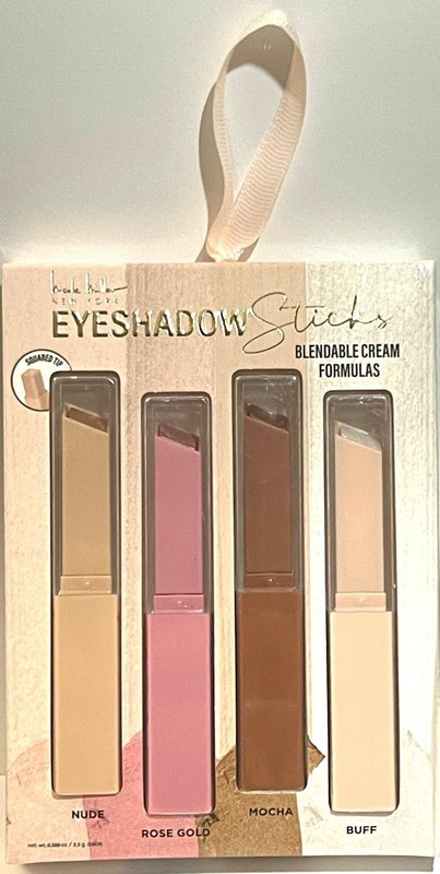 Eyeshadow Sticks Nude, Rose Gold, Mocha & Buff Blendable Cream Formula