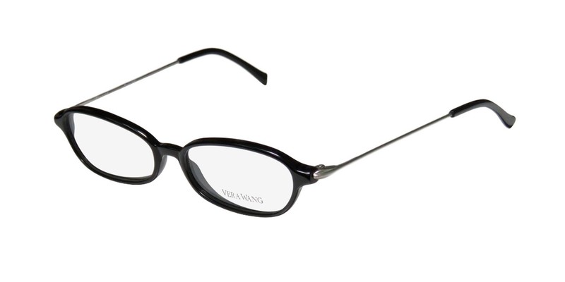 NEW VERA WANG V21 EYEWEAR BK OVAL ITALY 49-14-135 FULL-RIM MULTI-COLOR METAL &