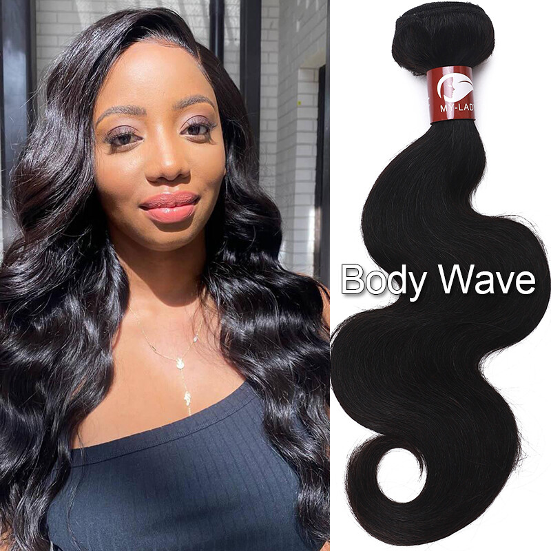 8-30INCH 100% Virgin Human Hair Extensions Straight Wavy Bundles Weave Weft