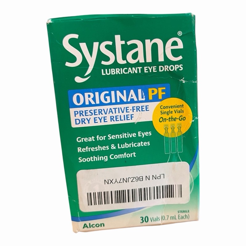 Systane Original PF Lubricant Eye Drops 30 Vials 0.7mL Exp4/2027