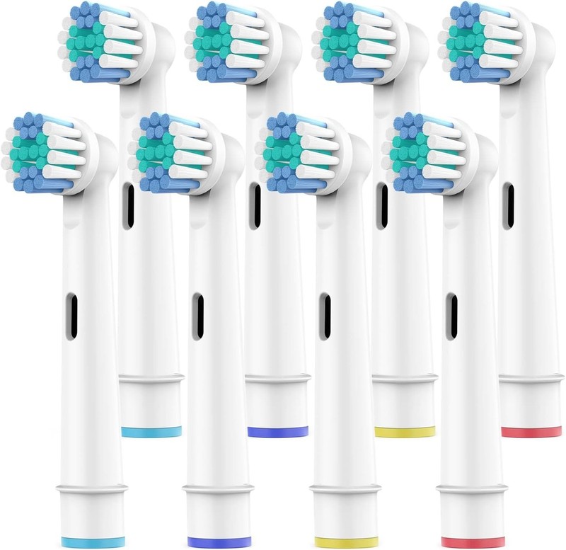SetSail Toothbrush Heads for Oral B 8 Pack Precision Clean Replacement Heads