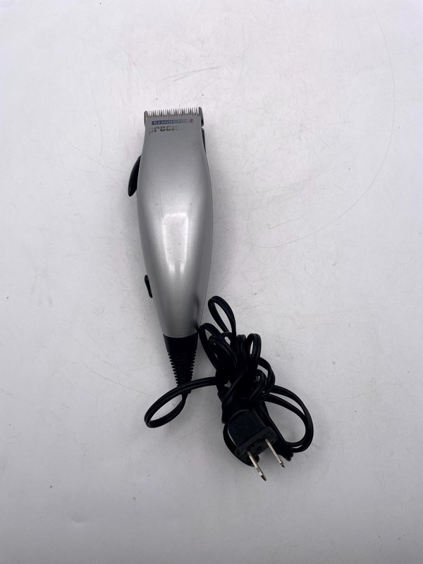 Remington HC-8017 Precision Hair Clipper Trimmer Silver Corded 120 VAC 6.6 Watts